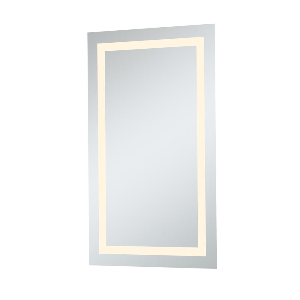 Led Hardwired Mirror Rectangle W24H40 Dimmable 3000K. Picture 4
