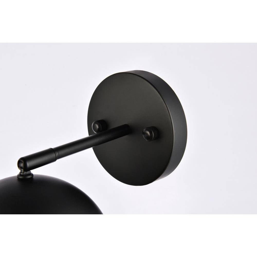 Othello 1 Light Black Wall Sconce. Picture 6