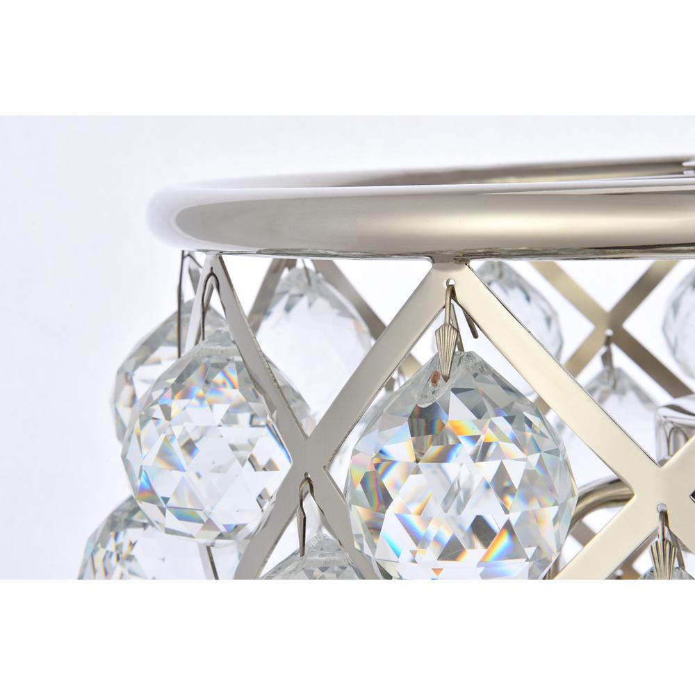 Madison 4 Light Polished Nickel Pendant Clear Royal Cut Crystal. Picture 4