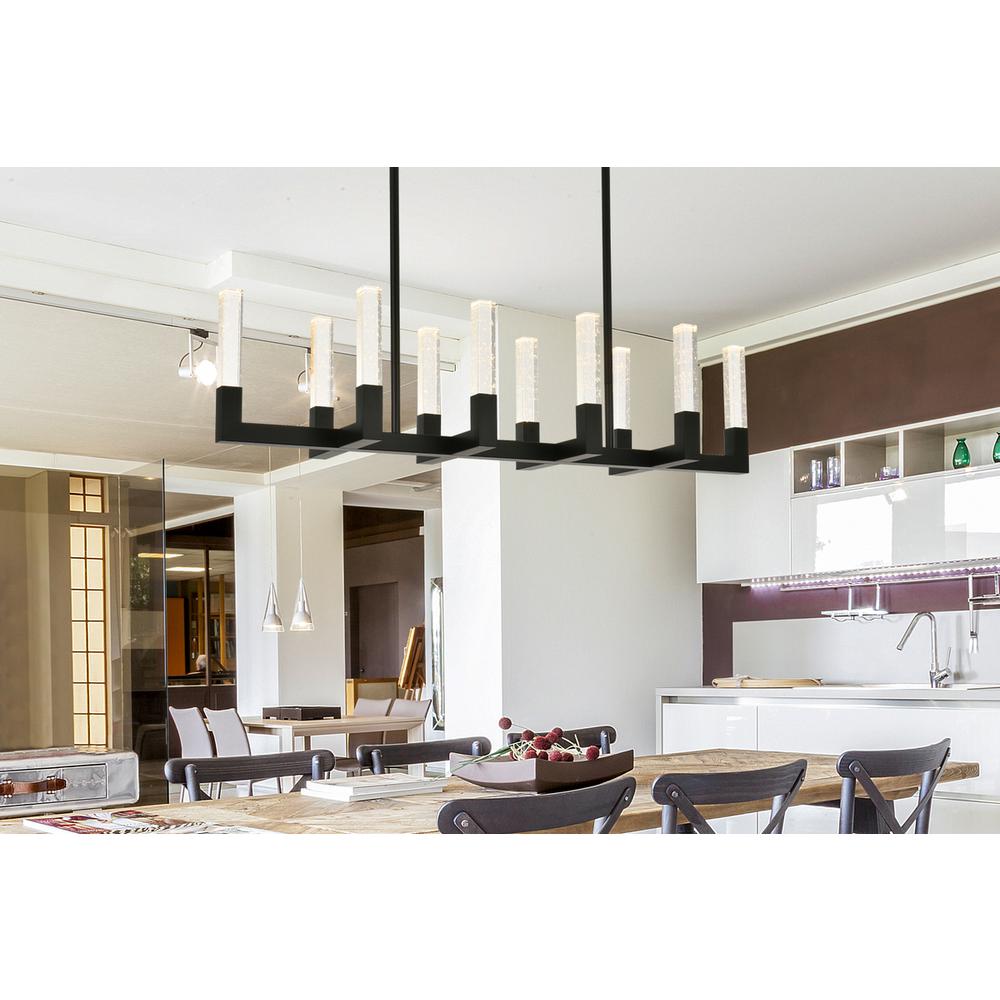 Noemi 48 Inch Adjustable Led Pendant In Black. Picture 11