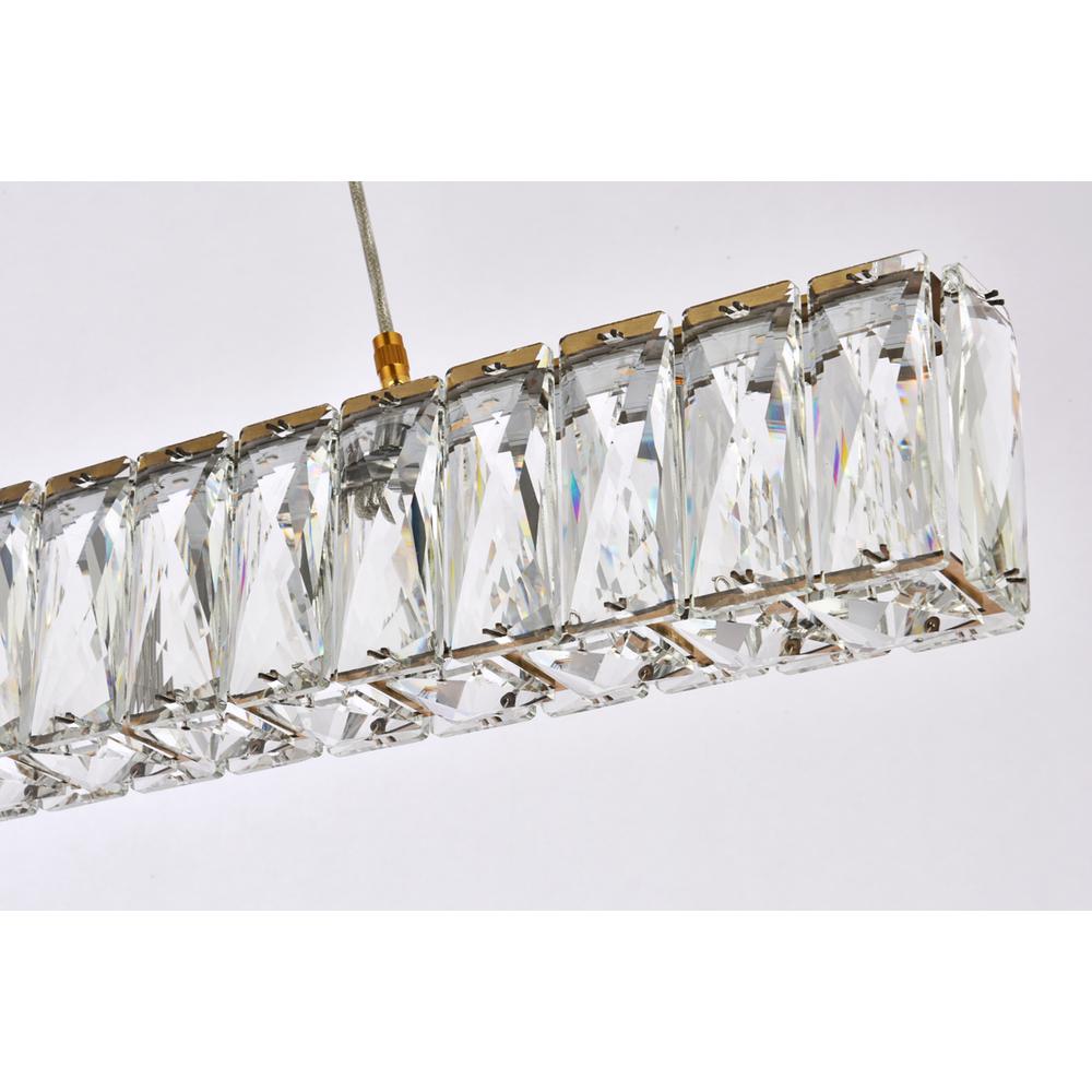 Monroe 31 Inch Led Linear Pendant In Gold. Picture 4