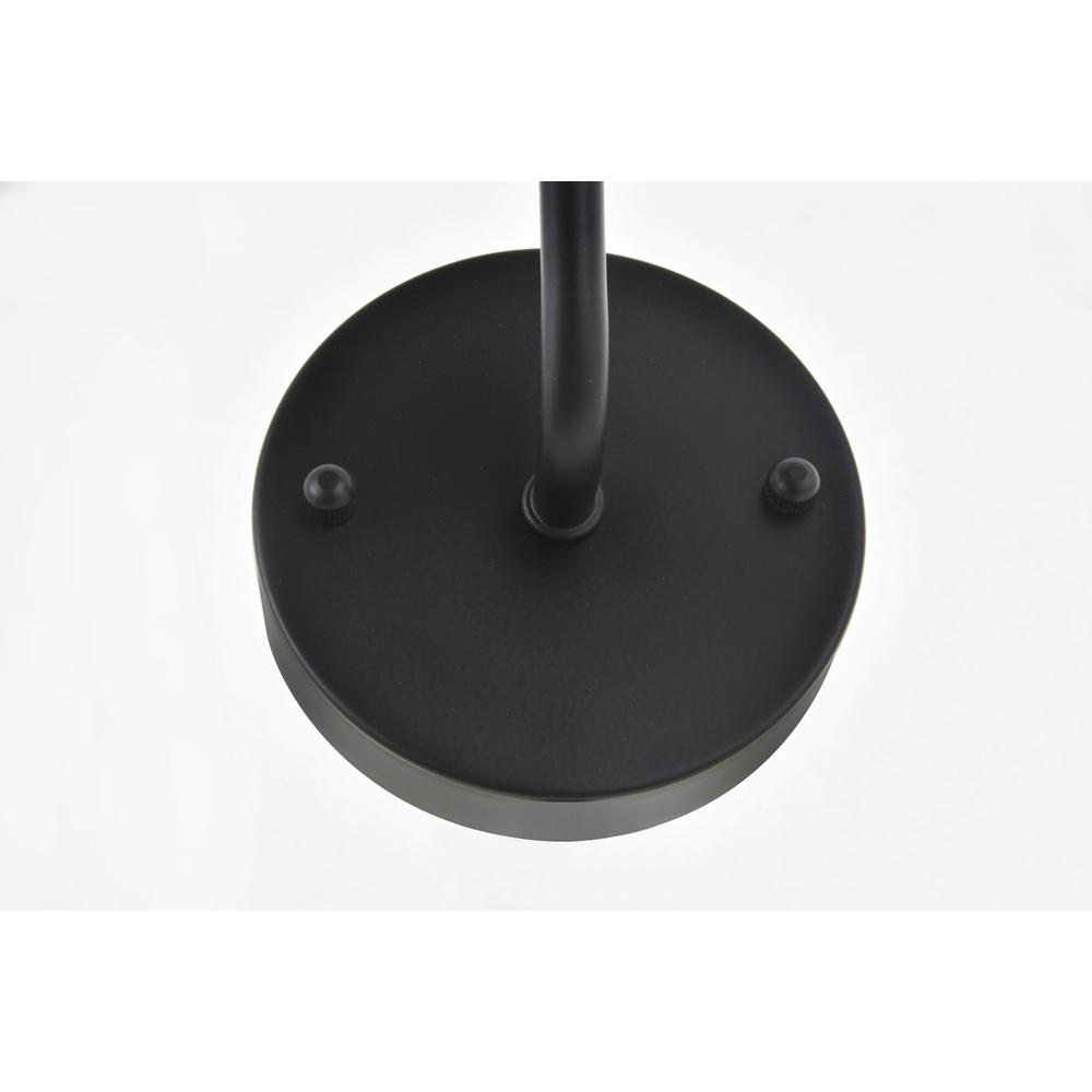 Serif 1 Light Black Wall Sconce. Picture 11