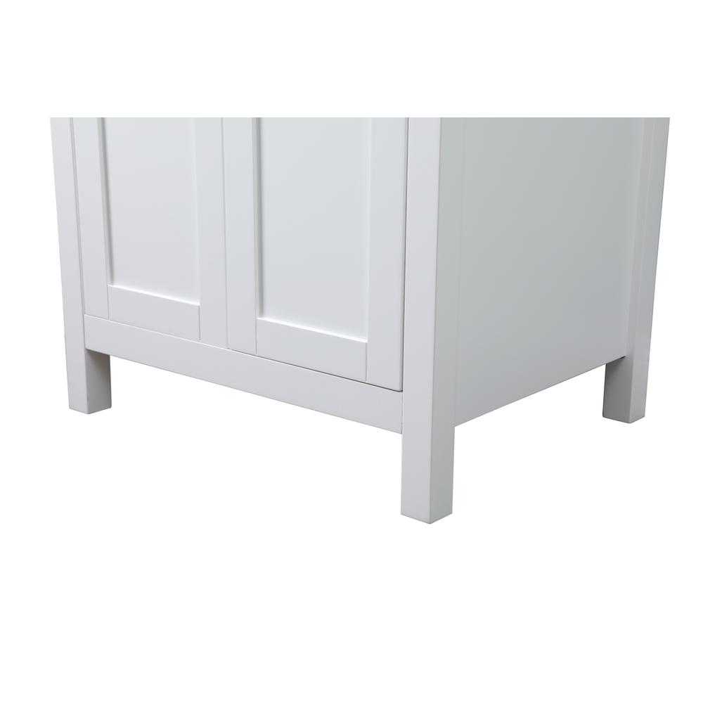 24 Inch Single Bathroom Vanity In White. Picture 13
