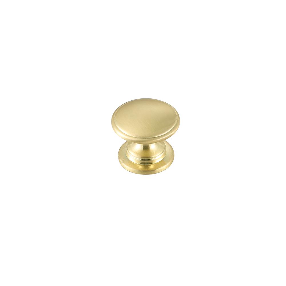 Kaid 1.2" Diameter Brushed Gold Mushroom Knob Multipack (Set Of 10). Picture 3