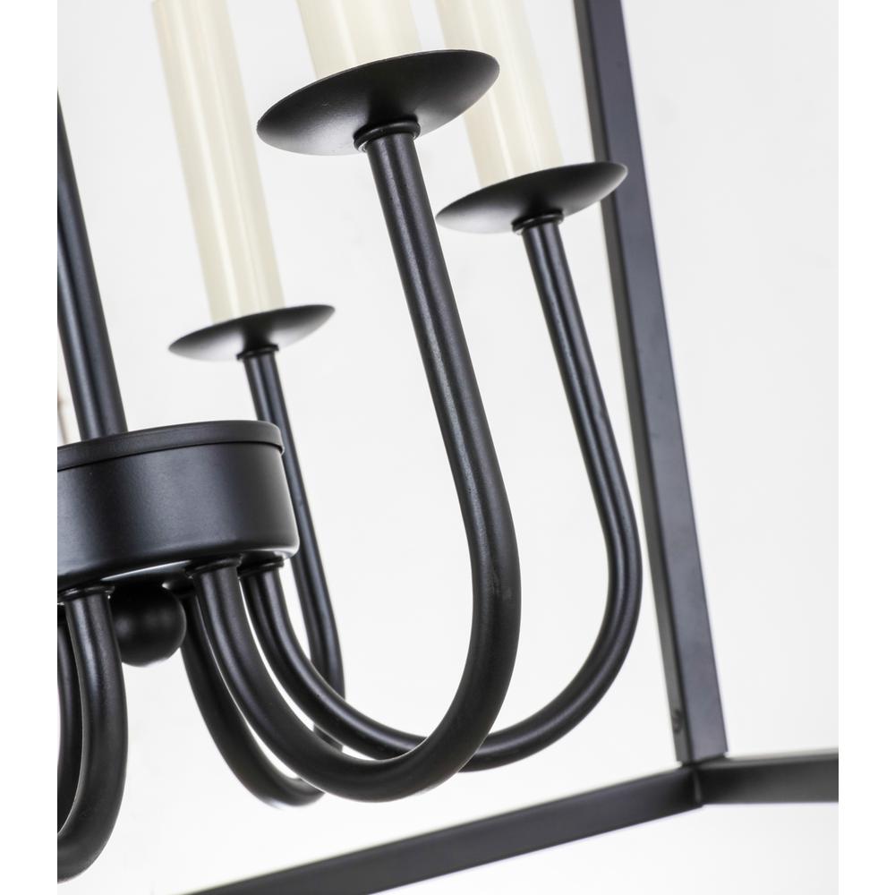 Maddox 6 Light Black Chandelier. Picture 8