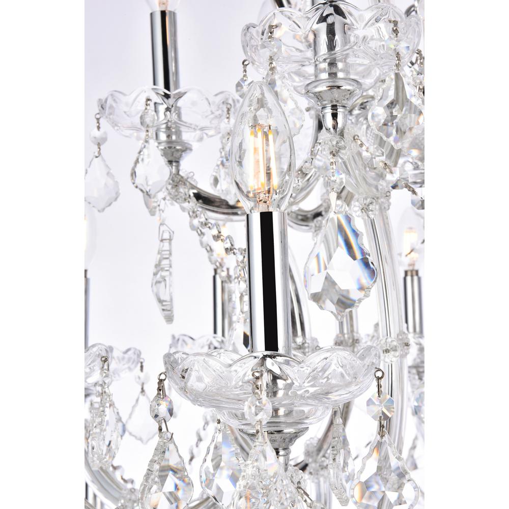 Maria Theresa 28 Light Chrome Chandelier Clear Royal Cut Crystal. Picture 4