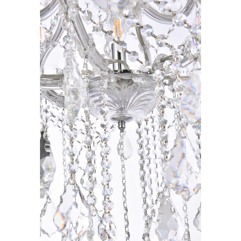 Maria Theresa 28 Light Chrome Chandelier Clear Royal Cut Crystal. Picture 3