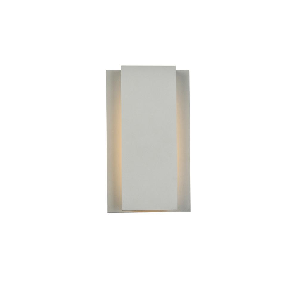 Raine Integrated Led Wall Sconce  In Silver. Picture 1