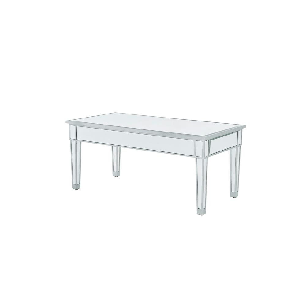 Coffee Table 40In. W X 20In. D X 18In. H In Antique Silver Paint. Picture 8