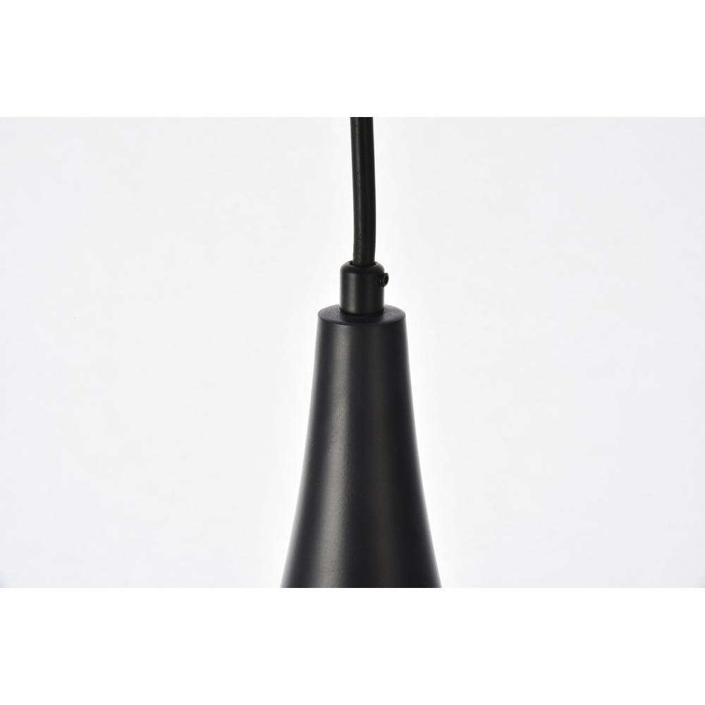 Circa Collection Pendant D11.5In H15In Lt:1 Black Finish. Picture 5