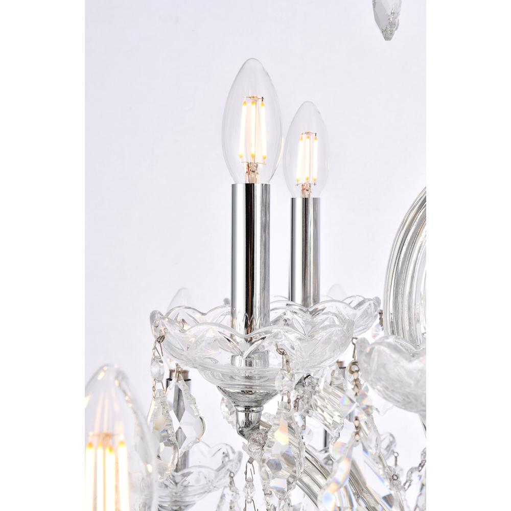 Maria Theresa 24 Light Chrome Chandelier Clear Royal Cut Crystal. Picture 4