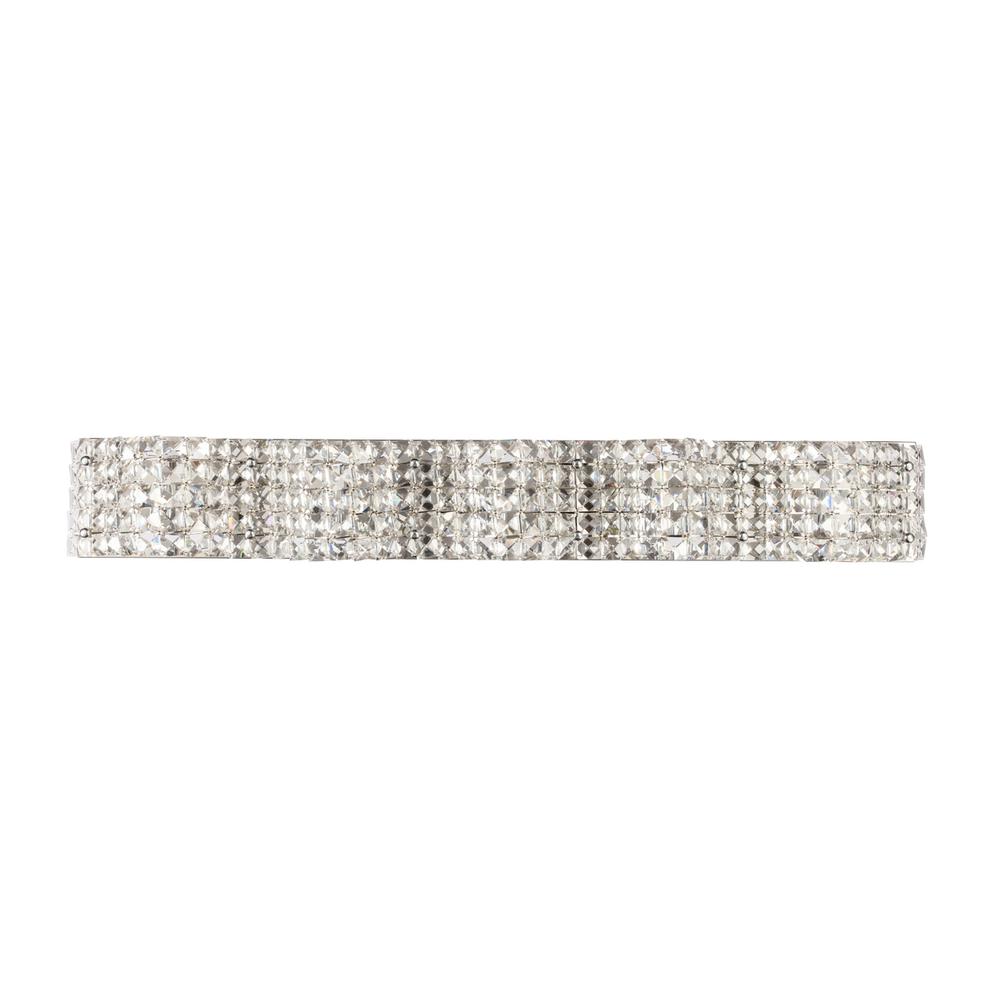 Ollie 5 Light Chrome And Clear Crystals Wall Sconce. Picture 2