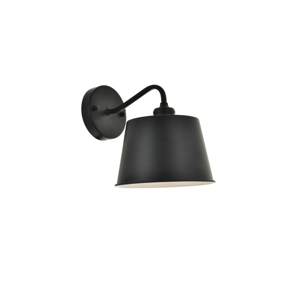 Nota 1 Light Black Wall Sconce. Picture 3