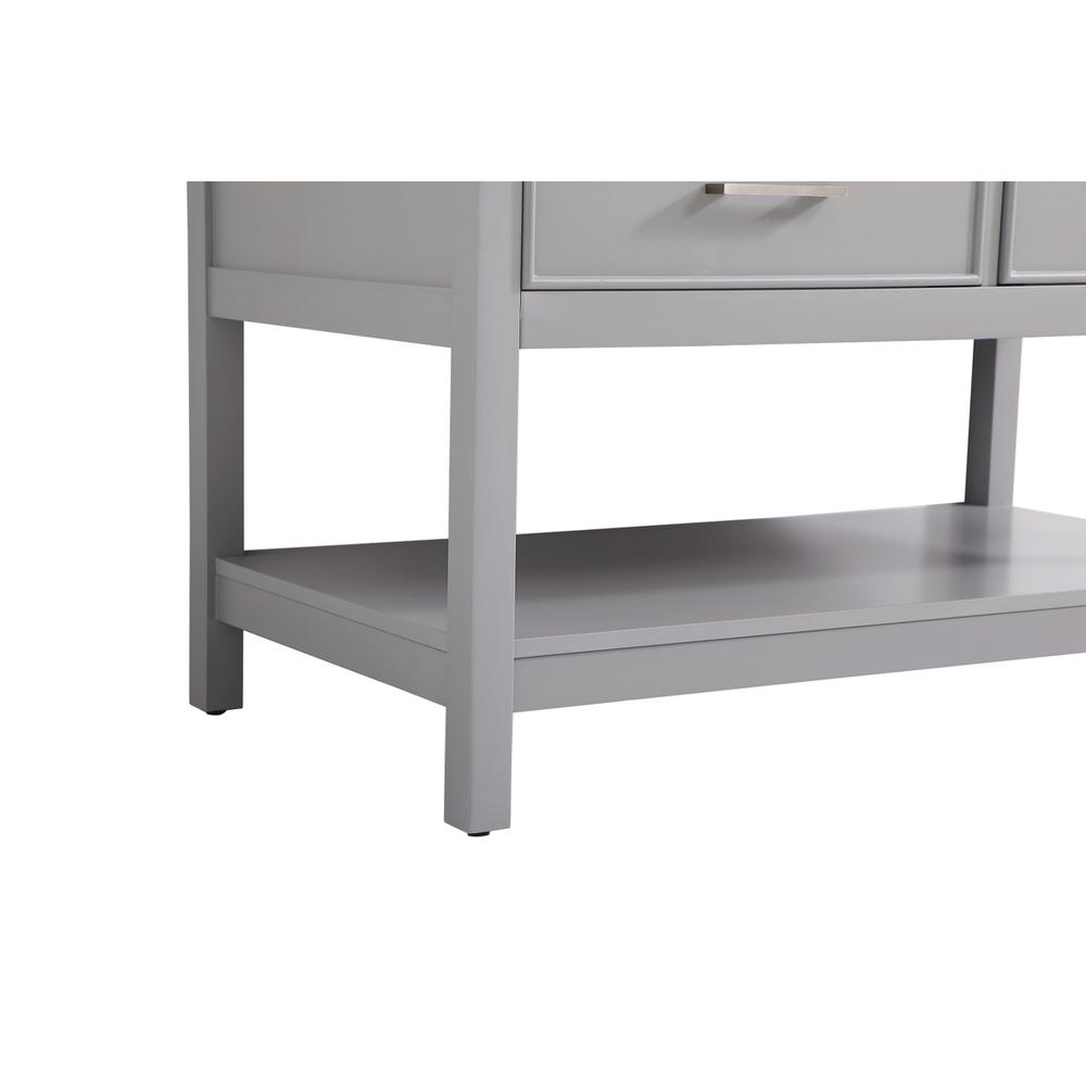 42 Inch Single Bathroom Vanity In Gray. Picture 13