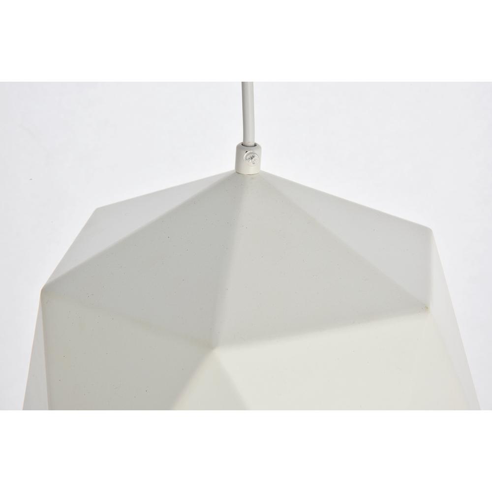 Arden Collection Pendant D10.2 H6.7 Lt:1 Frosted White And Gold Finish. Picture 5