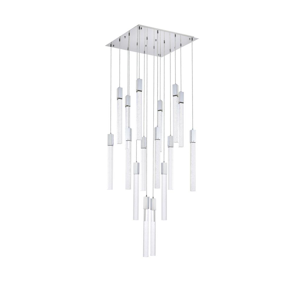 Weston 16 Lights Pendant In Chrome. Picture 6