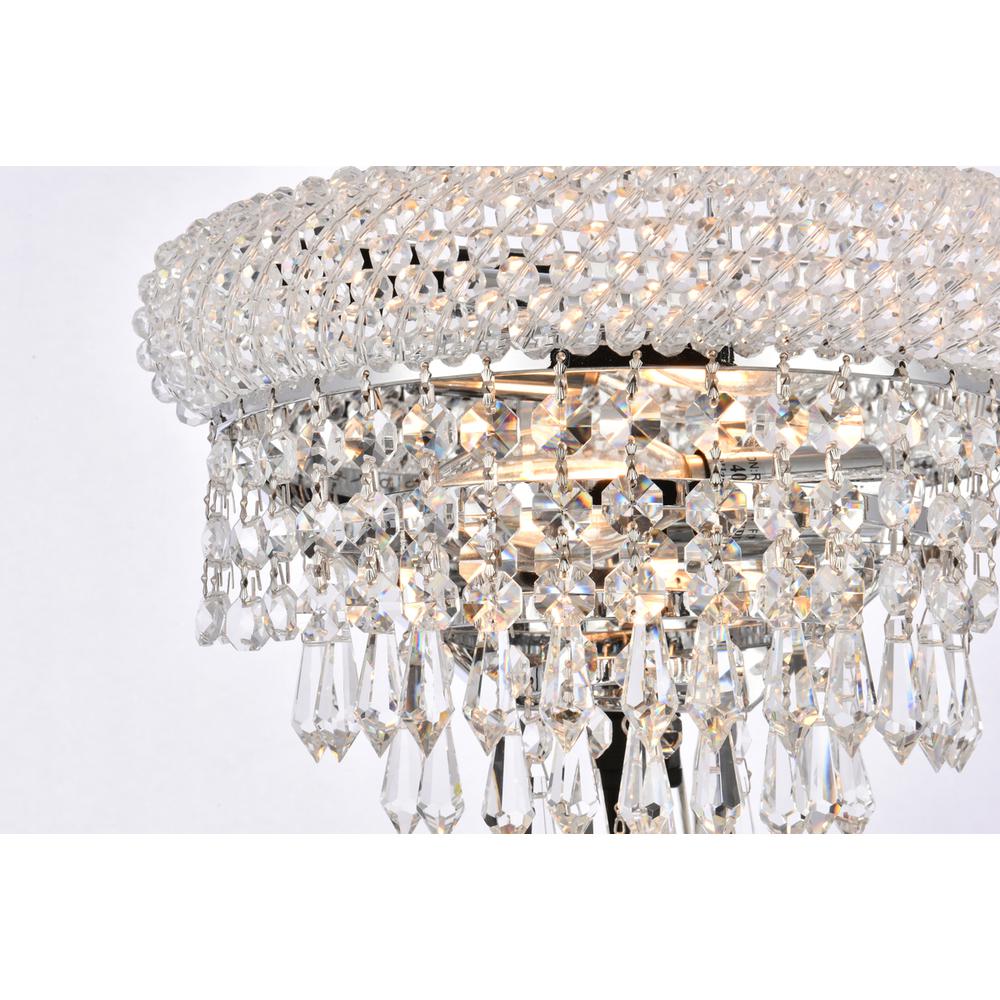 Primo 2 Light Chrome Wall Sconce Clear Royal Cut Crystal. Picture 3