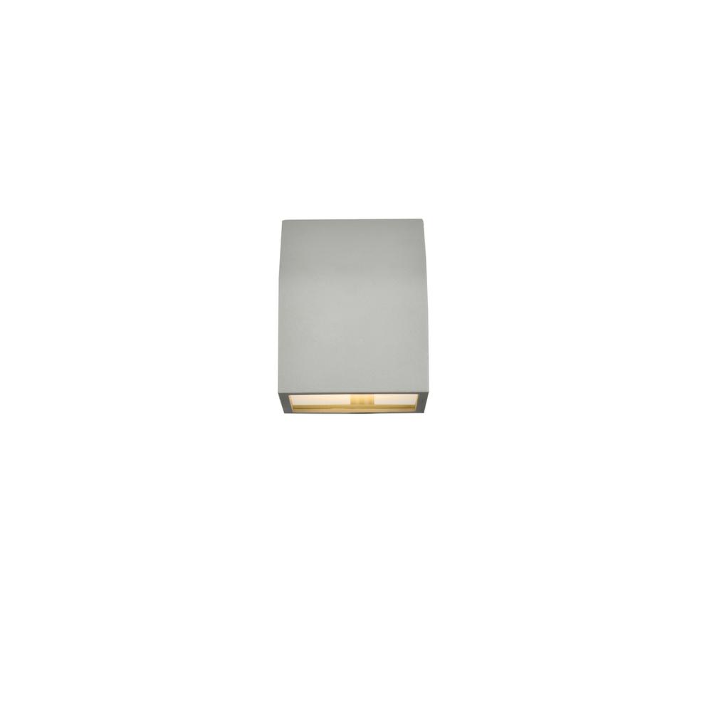 Raine Integrated Led Wall Sconce In Silver. Picture 1