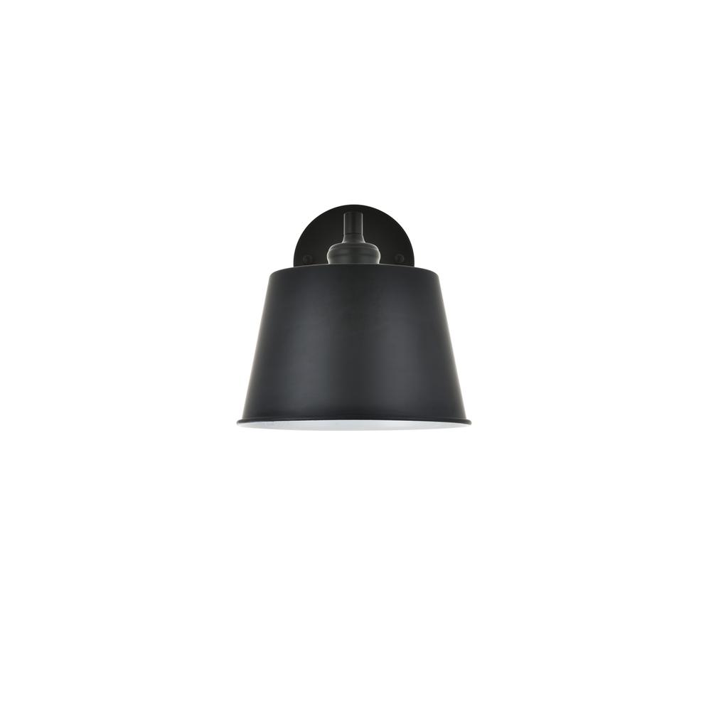 Nota 1 Light Black Wall Sconce. Picture 6