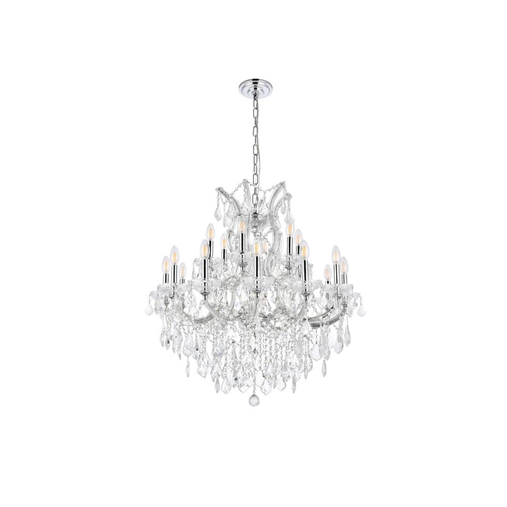 Maria Theresa 19 Light Chrome Chandelier Clear Royal Cut Crystal. Picture 6