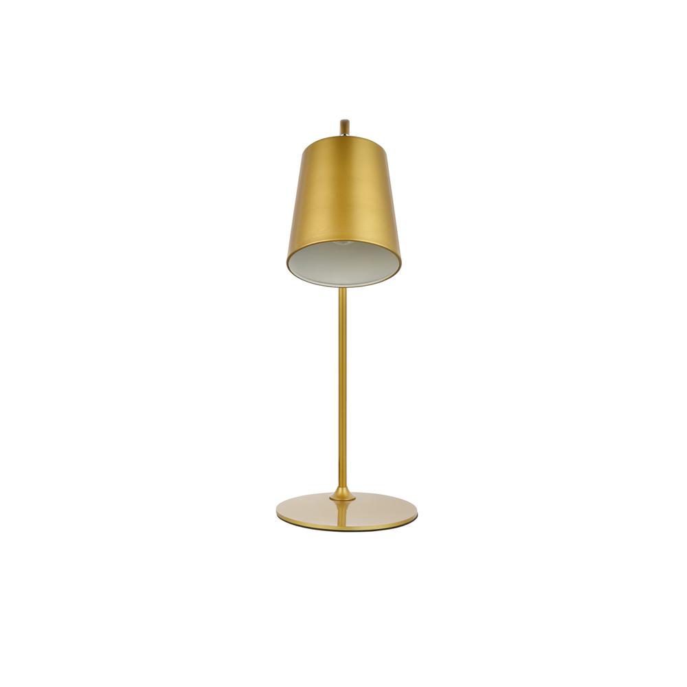 Leroy 1 Light Brass Table Lamp. Picture 2