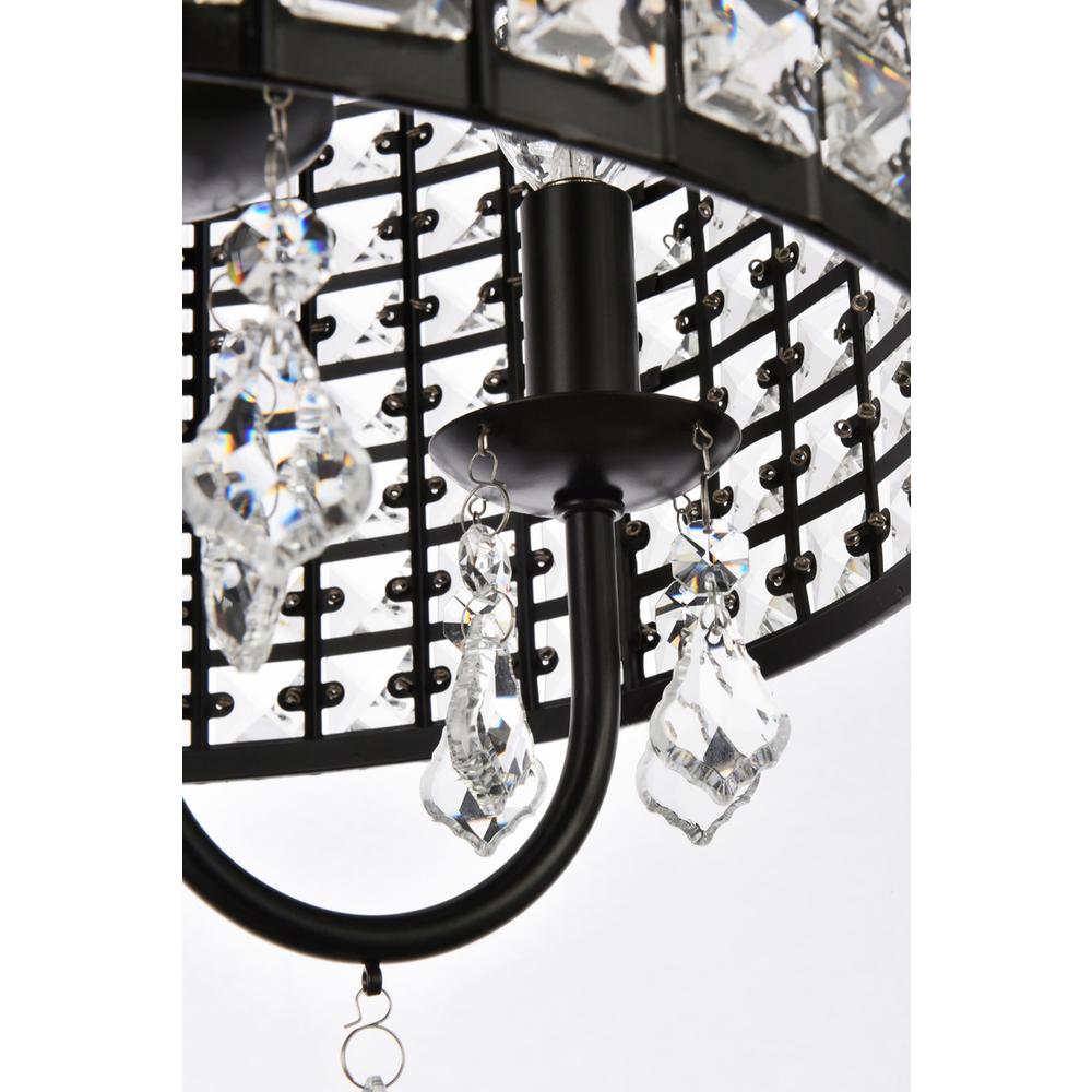 Elise 14 Inch Pendant In Black. Picture 5
