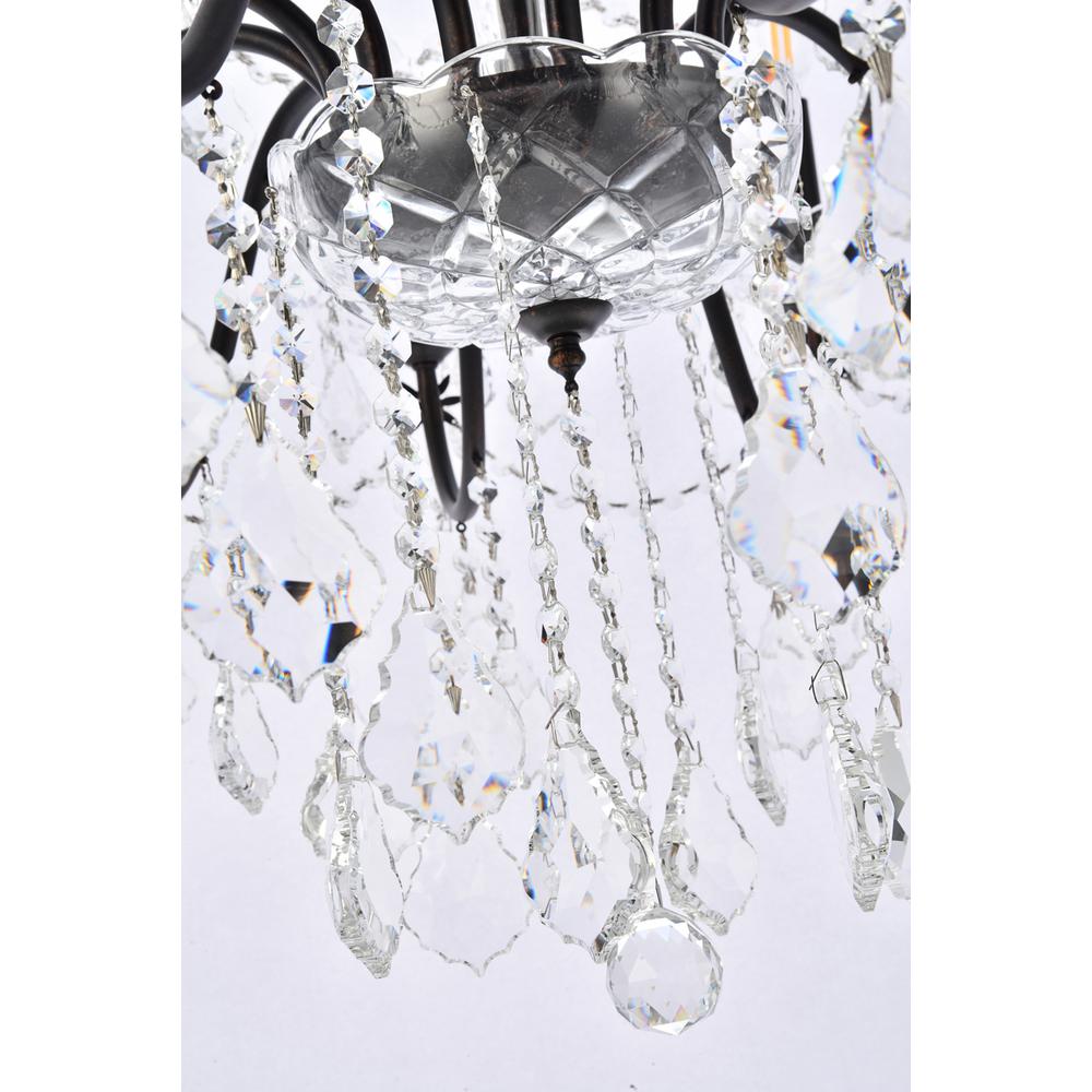 St. Francis 24 Light Dark Bronze Chandelier Clear Royal Cut Crystal. Picture 3