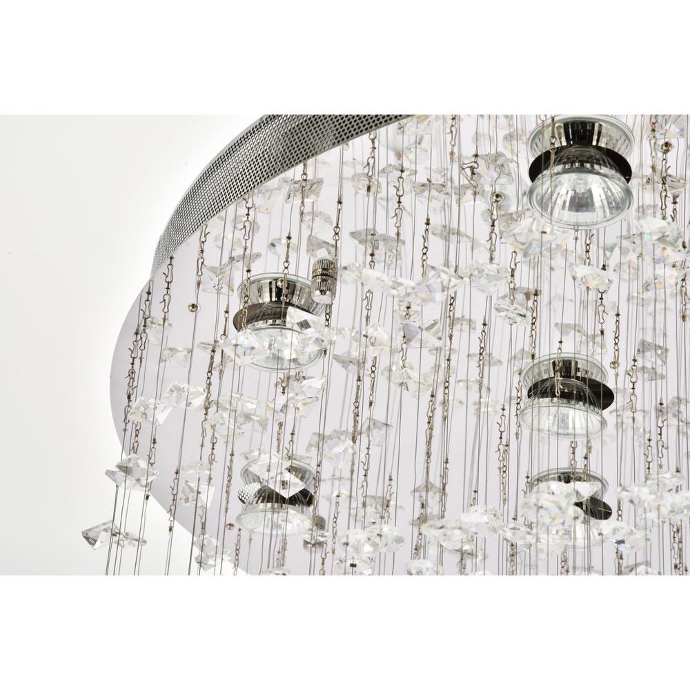 Galaxy 16 Light Chrome Chandelier Clear Royal Cut Crystal. Picture 4