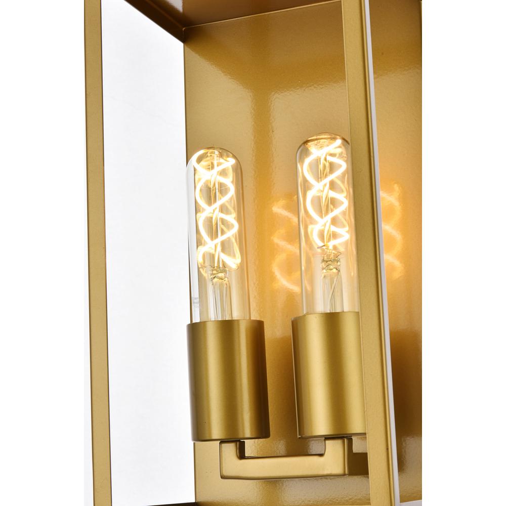 Voir 2 Lights Wall Sconce In Brass. Picture 3