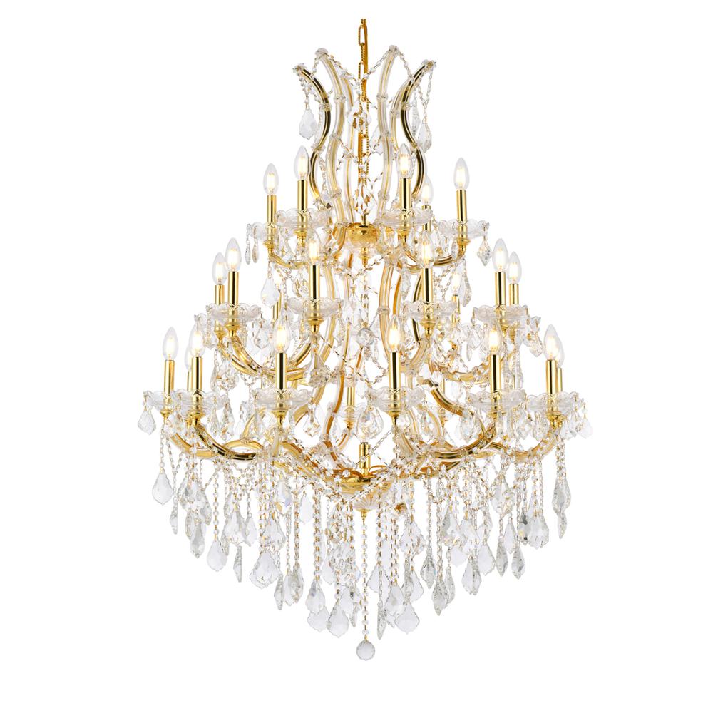 Maria Theresa 28 Light Gold Chandelier Clear Royal Cut Crystal. Picture 2