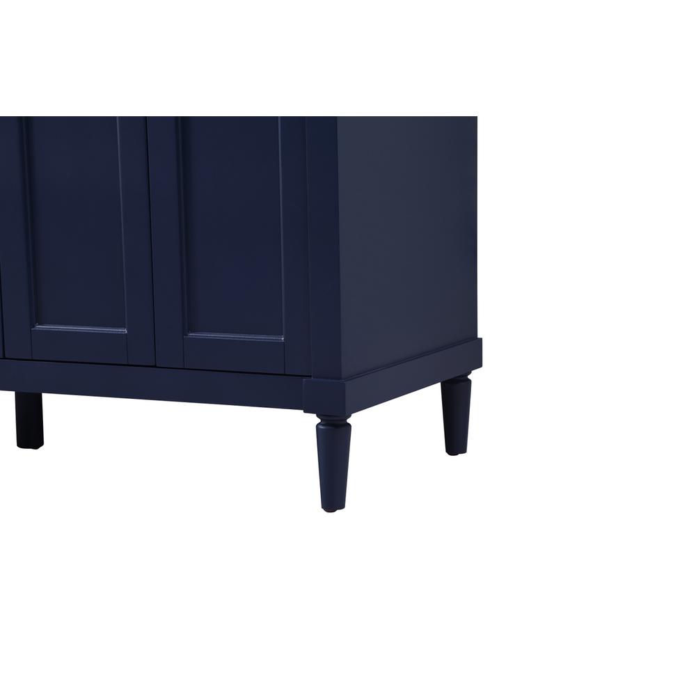60 Inch Double Bathroom Vanity In Blue. Picture 13