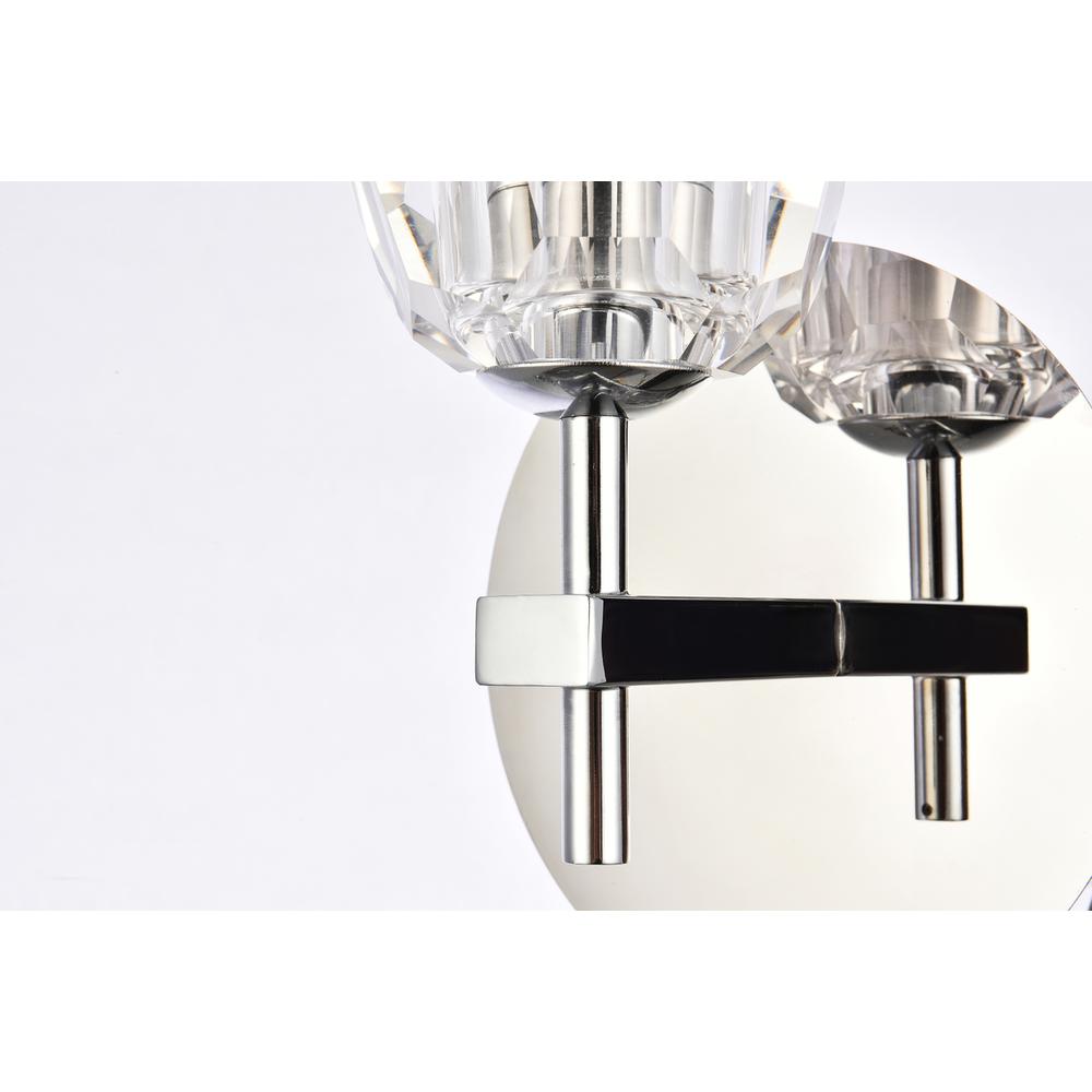 Eren 1 Light Chrome Wall Sconce. Picture 3
