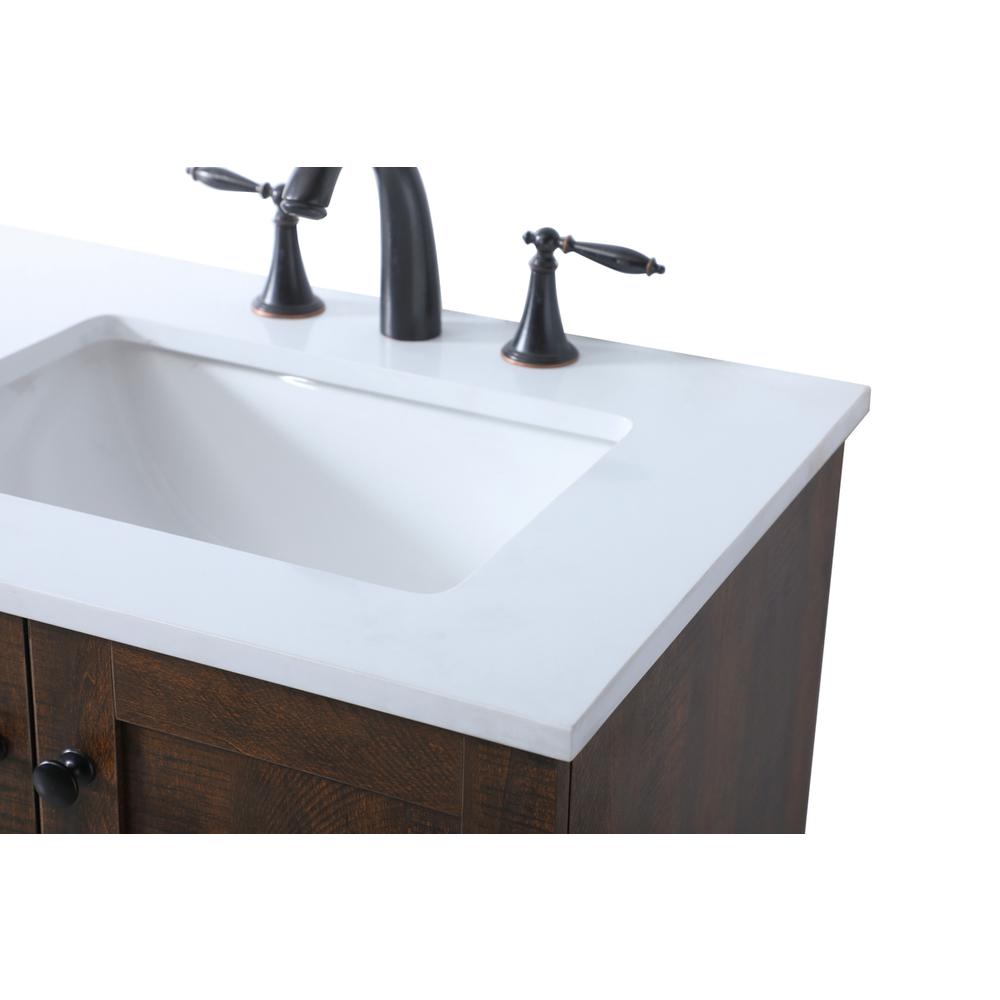 60 Inch Double Bathroom Vanity In Expresso. Picture 11