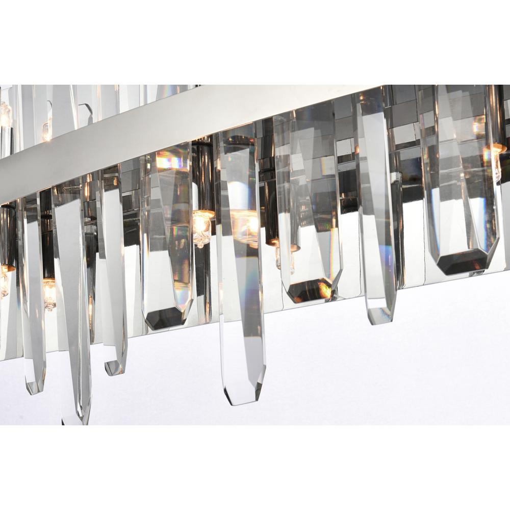 Serena 36 Inch Crystal Bath Sconce In Chrome. Picture 3