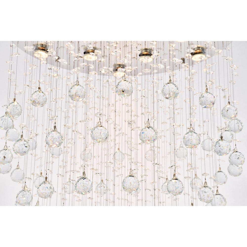 Galaxy 13 Light Chrome Chandelier Clear Royal Cut Crystal. Picture 3