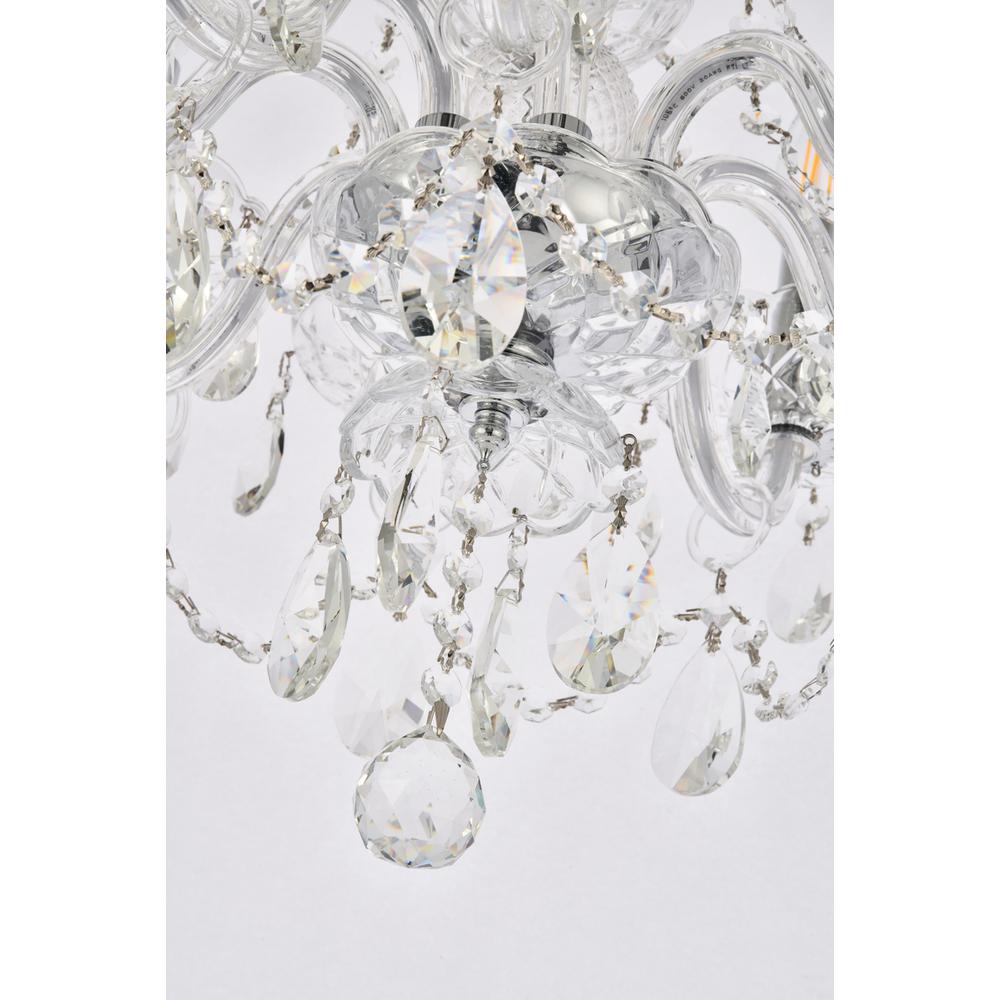 Princeton 8 Light Chrome Chandelier Clear Royal Cut Crystal. Picture 3