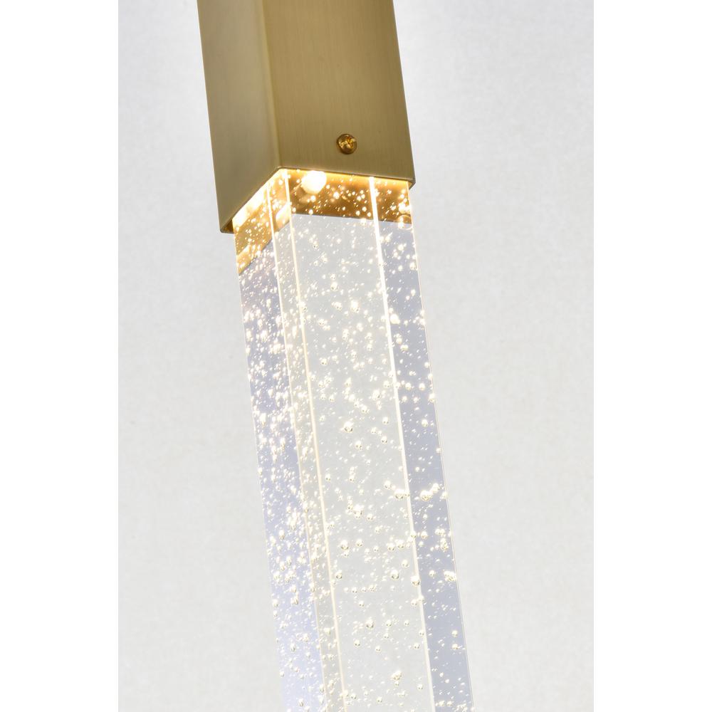 Weston 16 Lights Pendant In Satin Gold. Picture 4