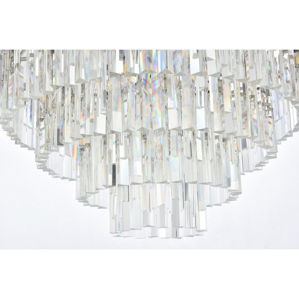 Sydney 33 Light Polished Nickel Chandelier Clear Royal Cut Crystal. Picture 3