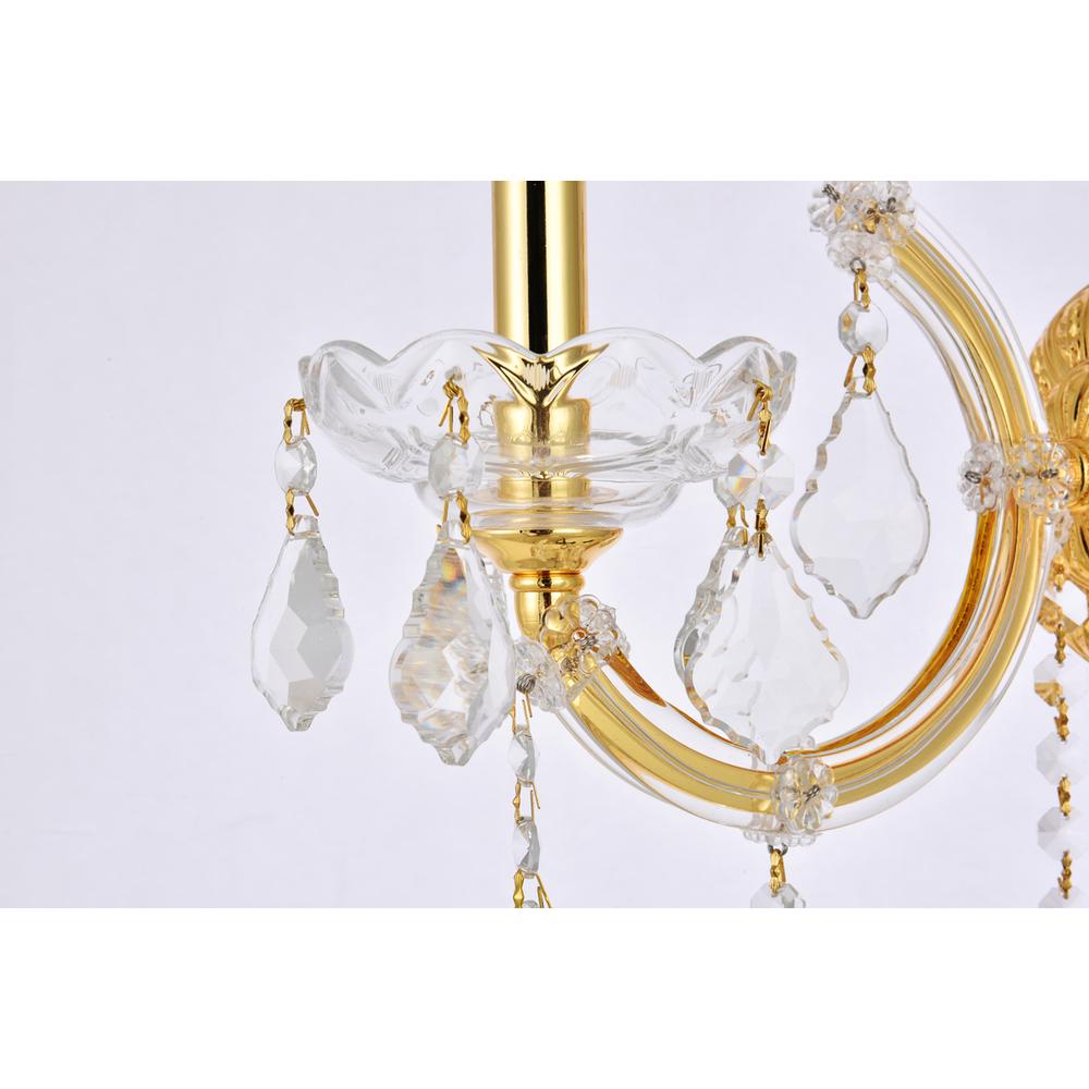 Maria Theresa 1 Light Gold Wall Sconce Clear Royal Cut Crystal. Picture 4