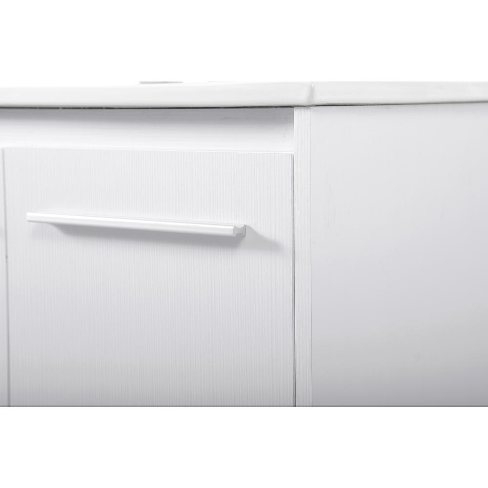40 Inch  Single Bathroom Floating Vanity In White. Picture 5