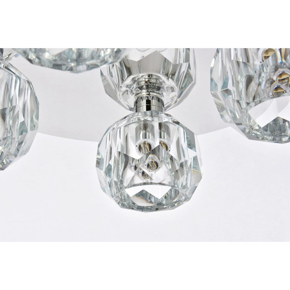 Graham 4 Light Ceiling Lamp In Chrome. Picture 5