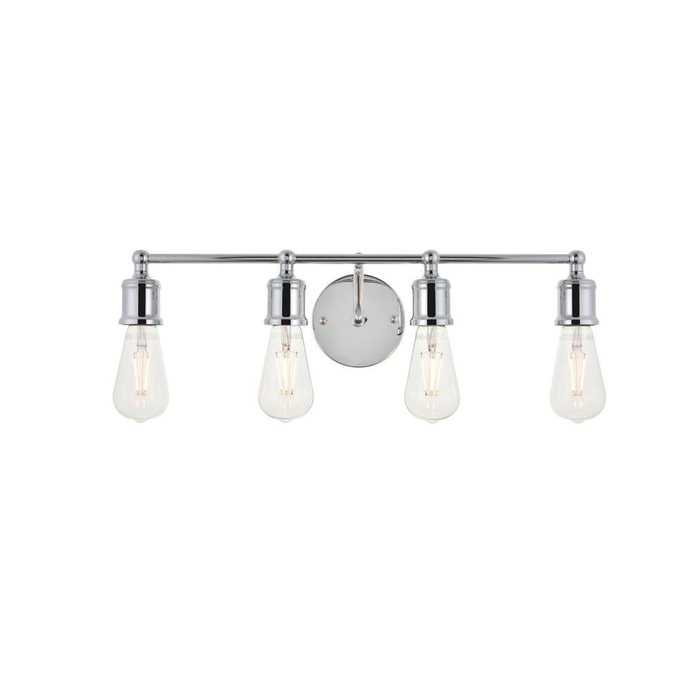 Serif 4 Light Chrome Wall Sconce. Picture 1
