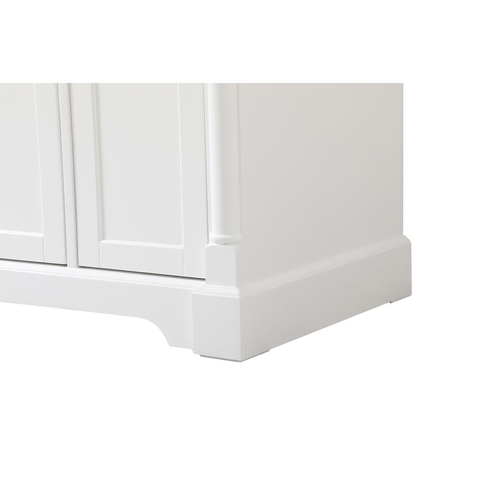 48 Inch Single Bathroom Vanity In  White. Picture 13