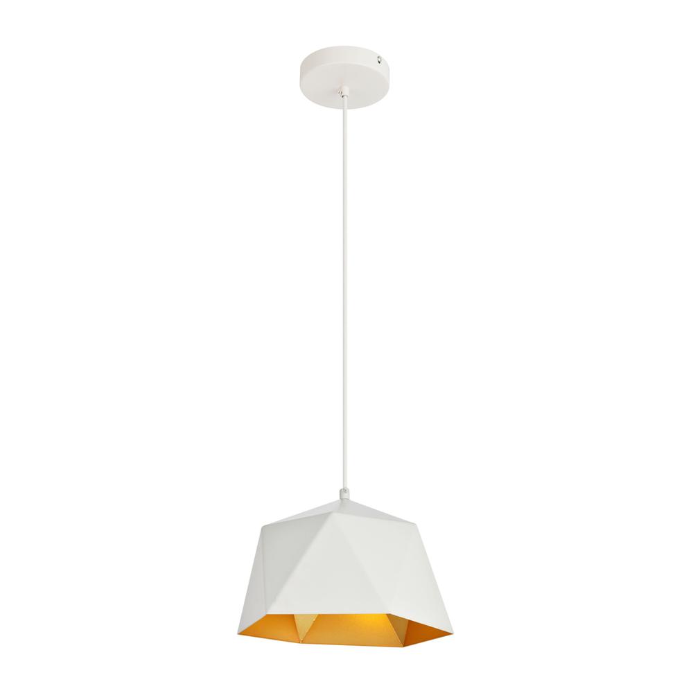 Arden Collection Pendant D10.2 H6.7 Lt:1 Frosted White And Gold Finish. Picture 2