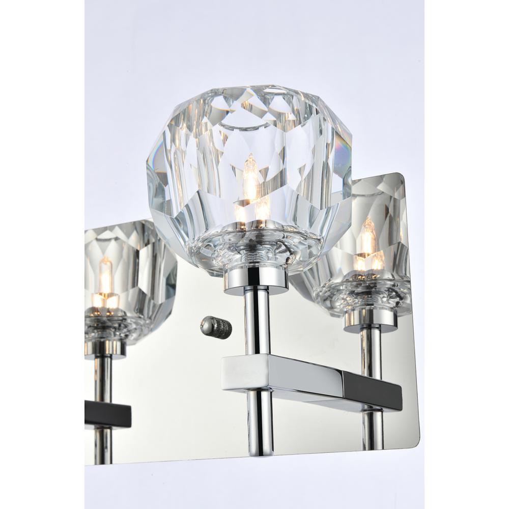 Graham 5 Light Wall Sconce In Chrome. Picture 3