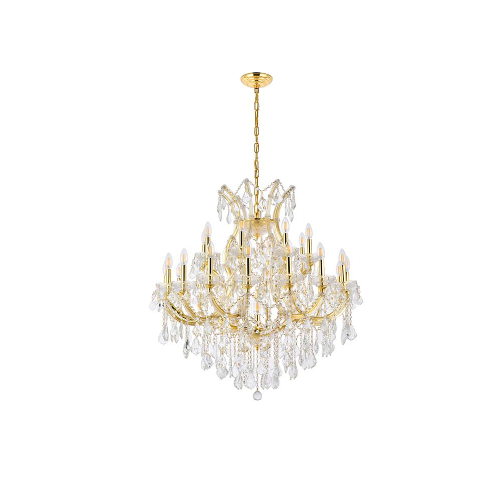 Maria Theresa 24 Light Gold Chandelier Clear Royal Cut Crystal. Picture 6