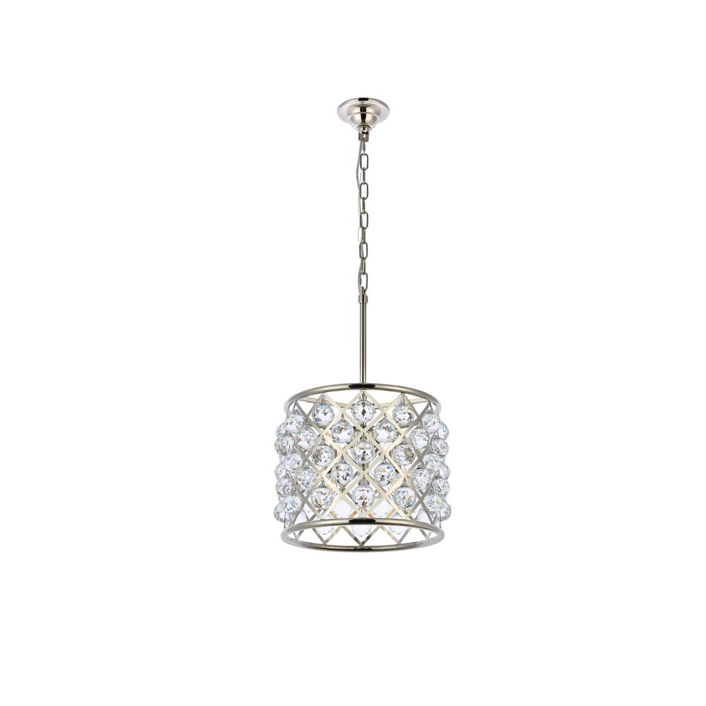 Madison 4 Light Polished Nickel Pendant Clear Royal Cut Crystal. Picture 6