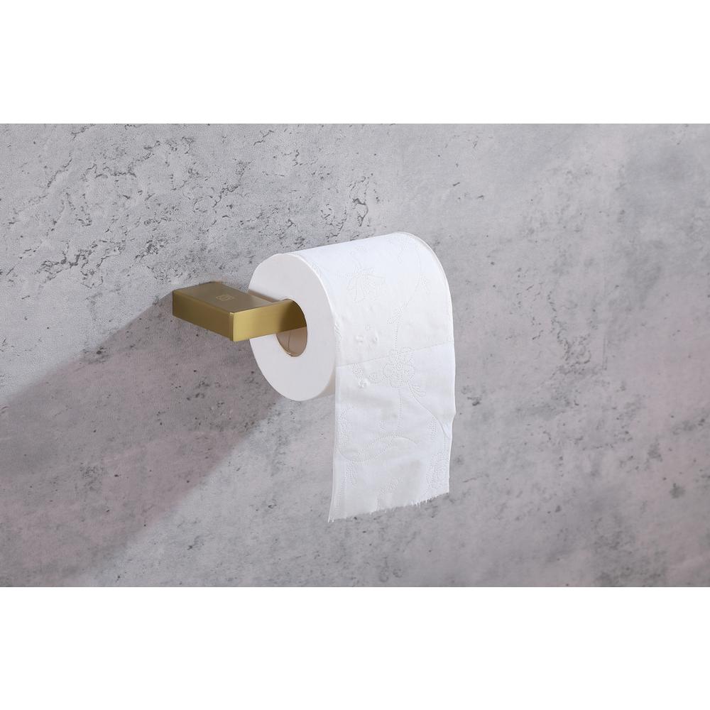Sofia 2-Piece Bathroom Hardware Set In Brushed Gold. Picture 4
