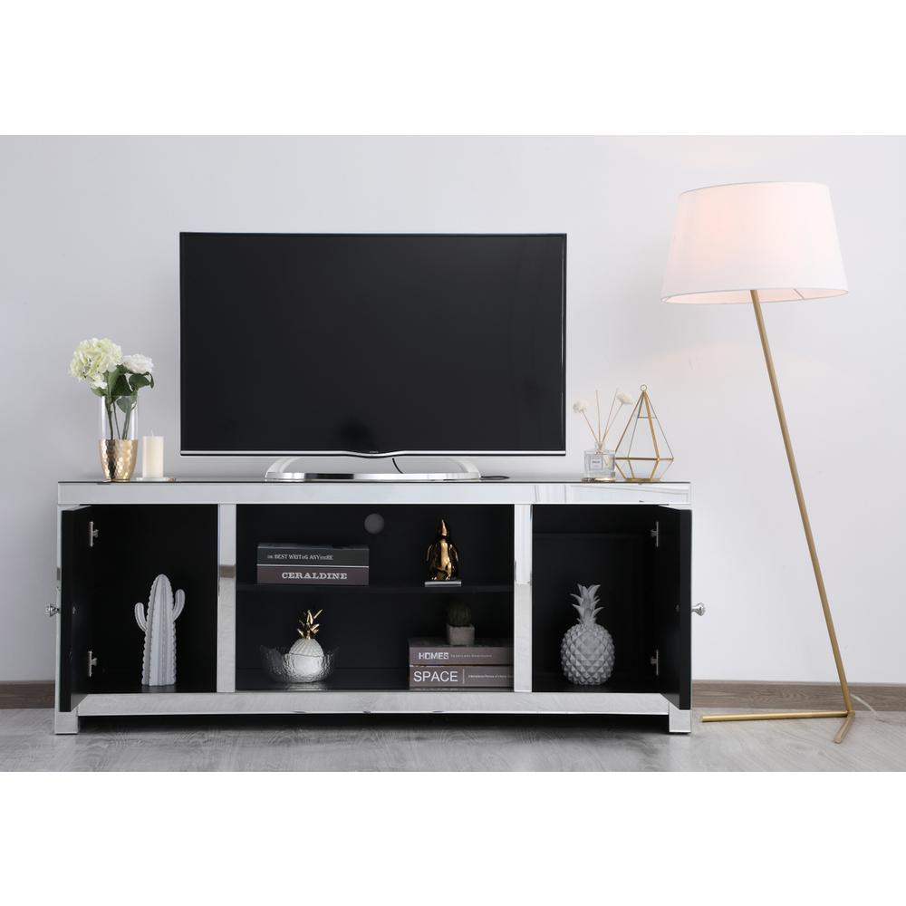 59 In. Crystal Mirrored Tv Stand. Picture 6