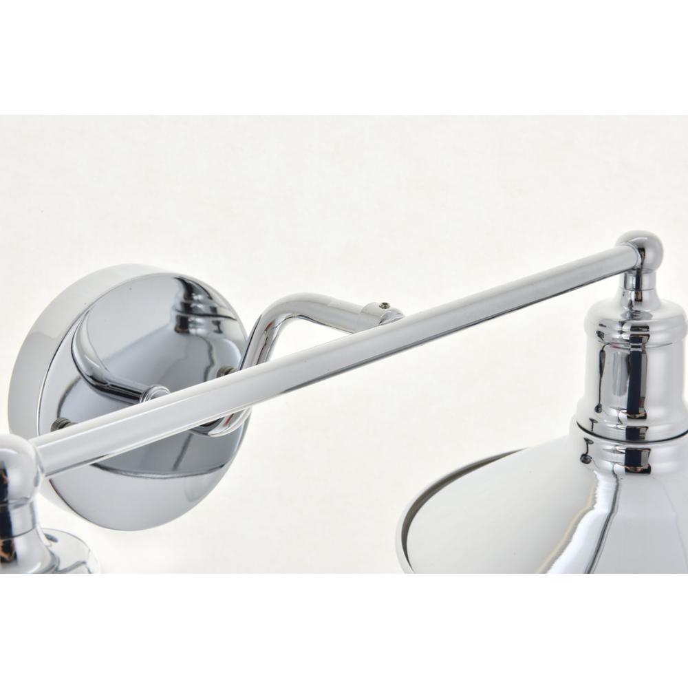 Etude 2 Light Chrome Wall Sconce. Picture 10